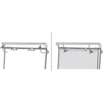 Nobo Classic Nano Clean Mobile Easel, Drywipe, Magnetic, Height-adjustable, W690xH1900mm