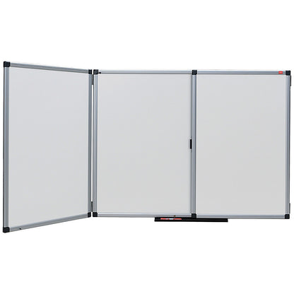 Nobo Confidential Whiteboard System, Lockable, 3 Boards for 5 Surfaces, 1200xD900mm
