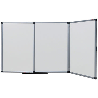 Nobo Confidential Whiteboard System, Lockable, 3 Boards for 5 Surfaces, 1200xD900mm