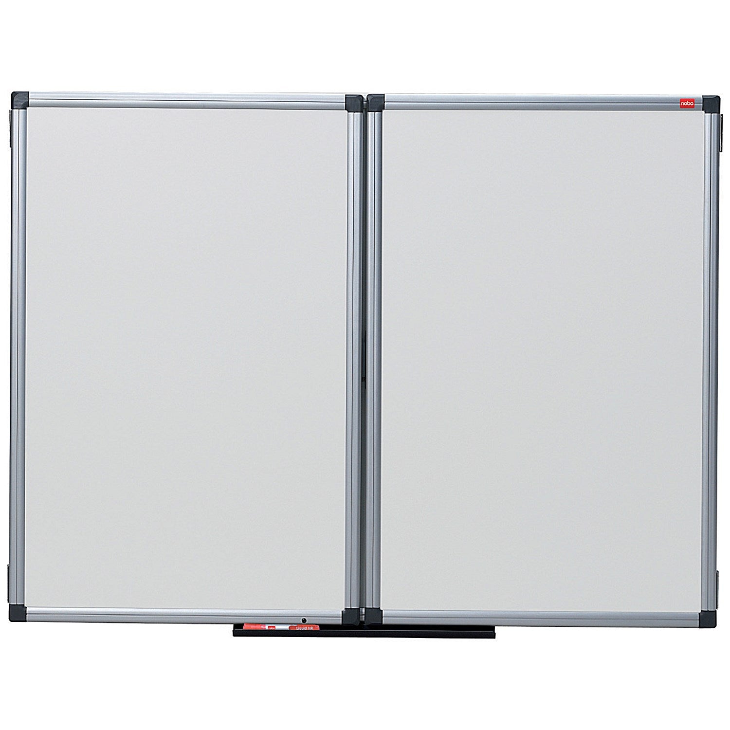 Nobo Confidential Whiteboard System, Lockable, 3 Boards for 5 Surfaces, 1200xD900mm