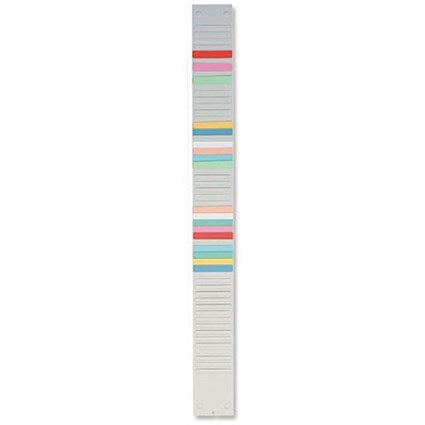 Nobo T-Card Planning Panel Size 3 95mm with 32 Slots 1900394