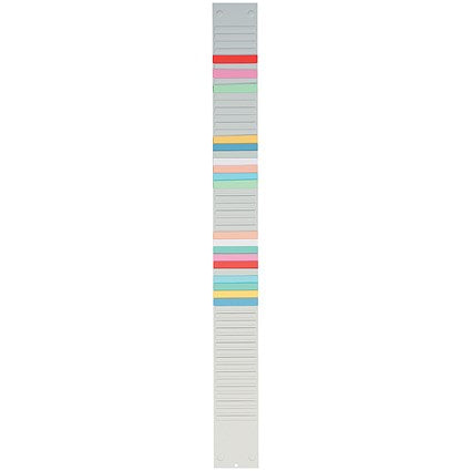 Nobo T-Card Panels 54 Slot W96mm Card Size 3 Ref 1900404