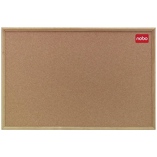 Nobo Classic Cork Noticeboard, 900x600mm, Wooden Frame