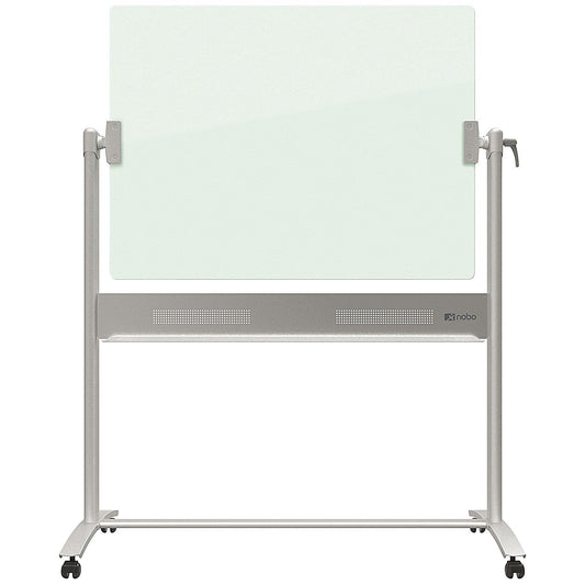 Nobo Diamond Glass Board, Mobile, W1200xH900mm, White Easy2Order : NB41959