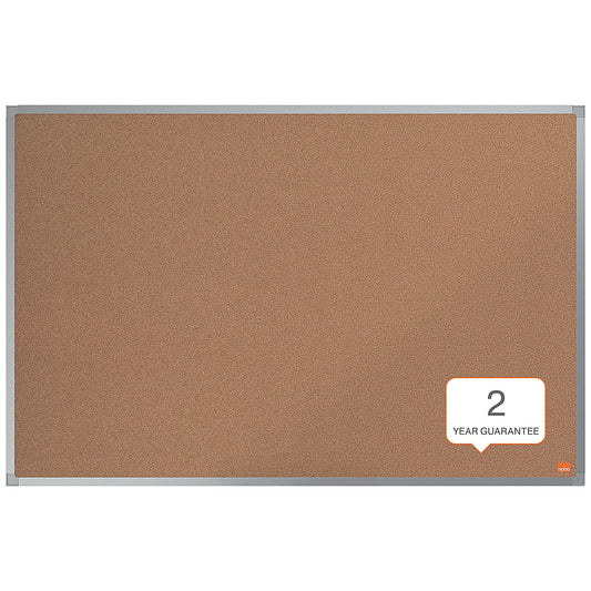 Nobo Essence Cork Notice Board, 900 x 600mm, Aluminium Frame
