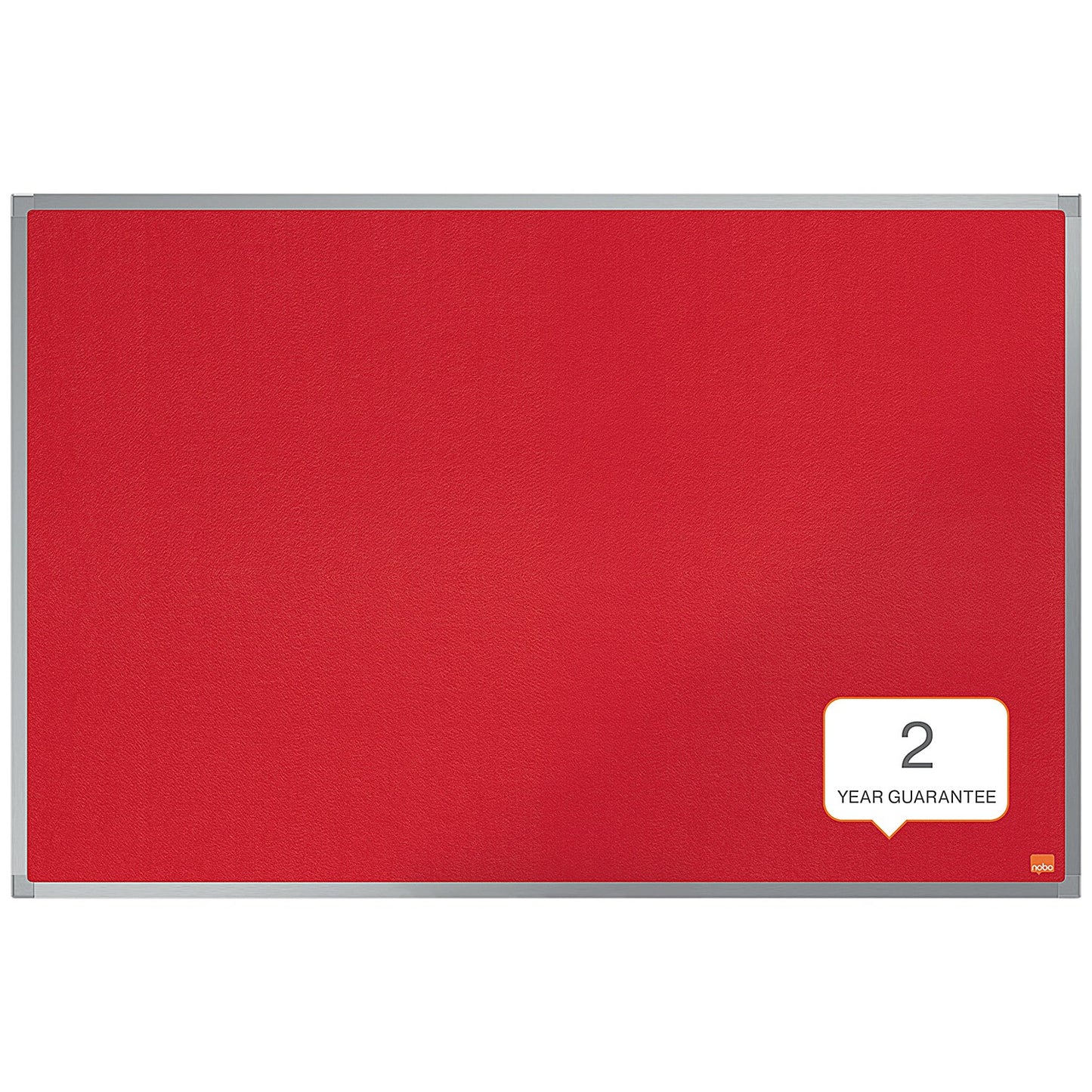 Nobo Essence Felt Notice Board, 900x600mm, Red