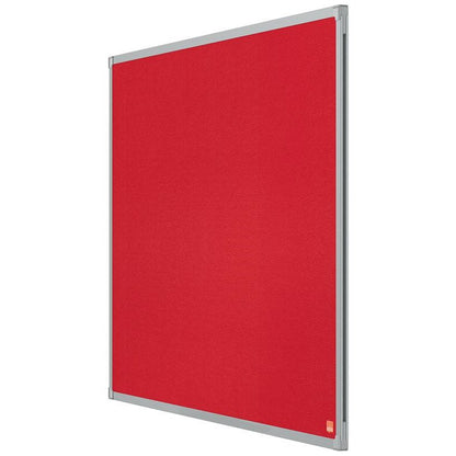 Nobo Essence Felt Notice Board, 900x600mm, Red