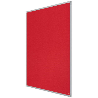 Nobo Essence Felt Notice Board, 1200x900mm, Red