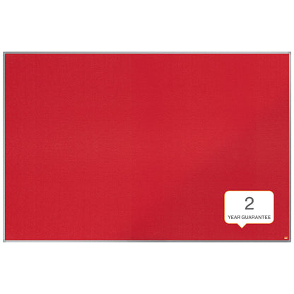 Nobo Essence Felt Notice Board, 1800x1200mm, Red
