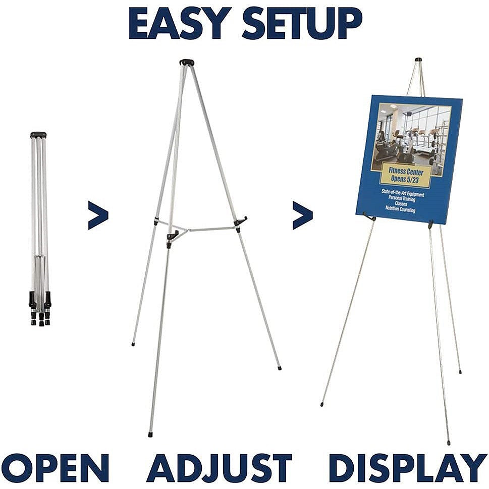 Nobo Lightweight Telescopic Display Easel Aluminium