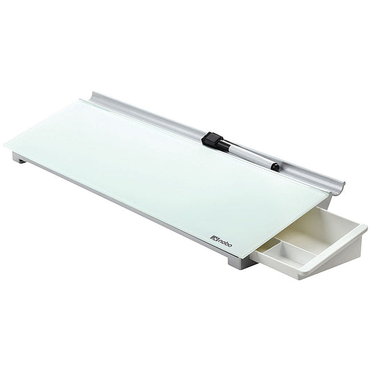 Nobo Diamond Glass Personal Desktop Pad, 460x150mm, White Easy2Order : NB50194