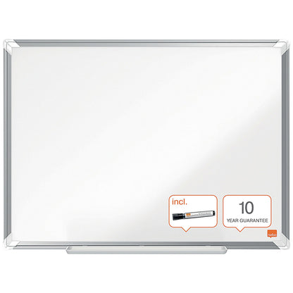 Nobo Premium Plus Melamine Whiteboard, Aluminium Frame, 2000x1000mm