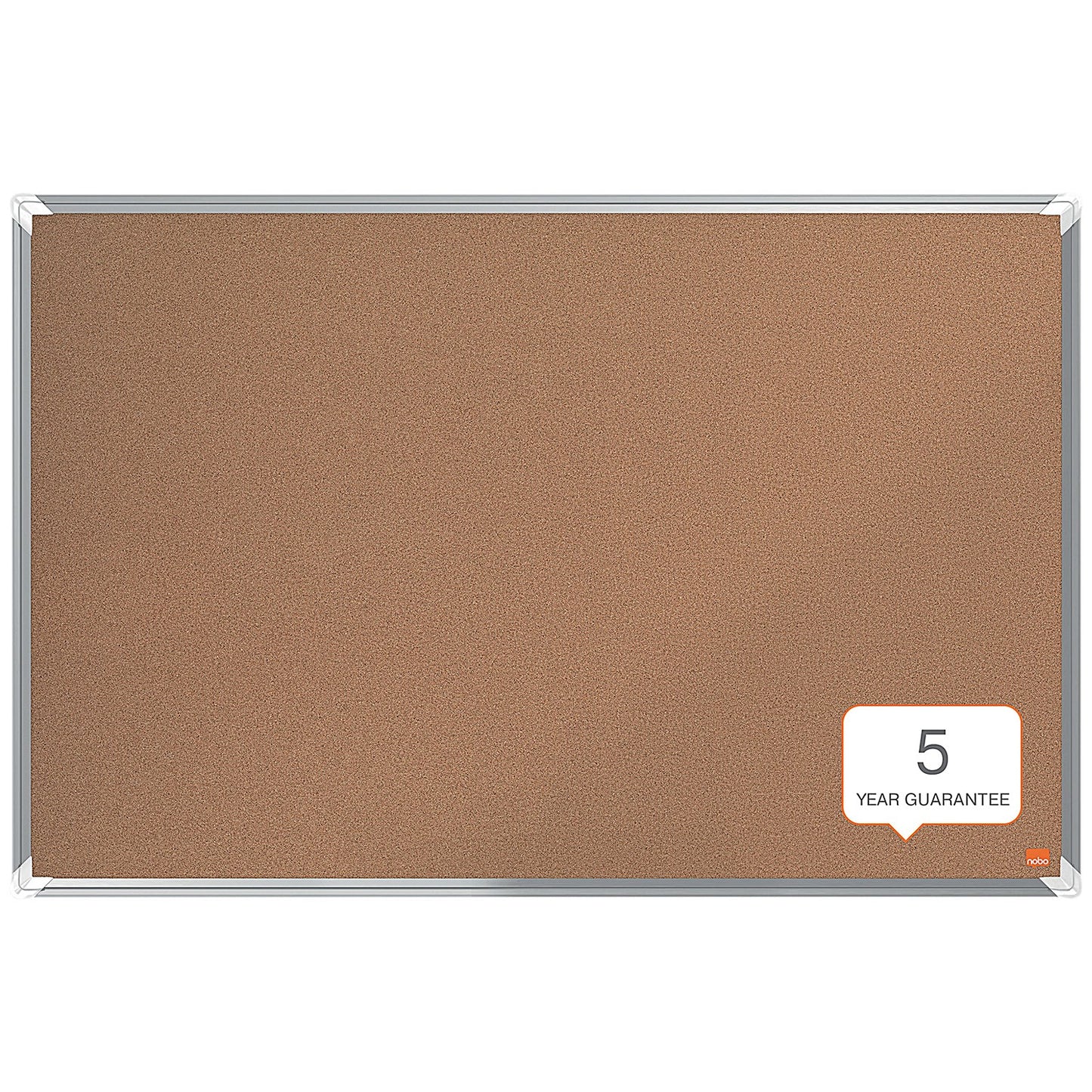 Nobo Premium Plus Cork Notice Board, 900 x 600mm, Aluminium Frame