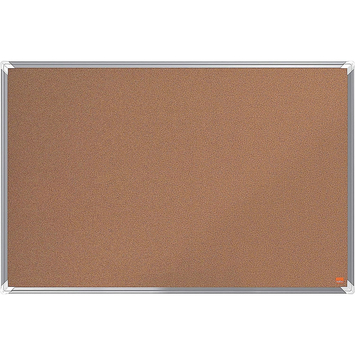 Nobo Premium Plus Cork Notice Board, 900 x 600mm, Aluminium Frame