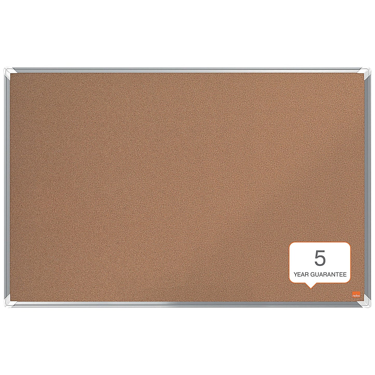 Nobo Premium Plus Cork Notice Board, 1200 x 900mm, Aluminium Frame