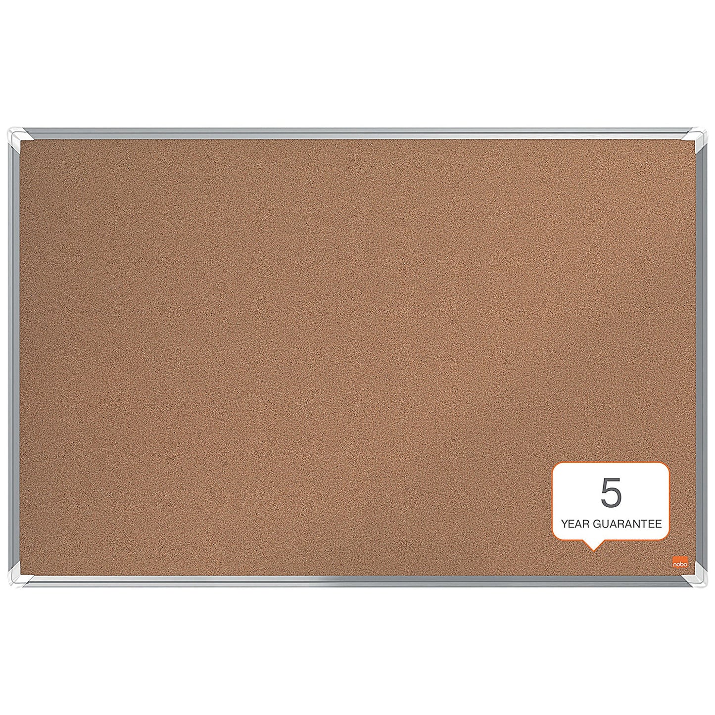 Nobo Premium Plus Cork Notice Board, 1800 x 1200mm, Aluminium Frame