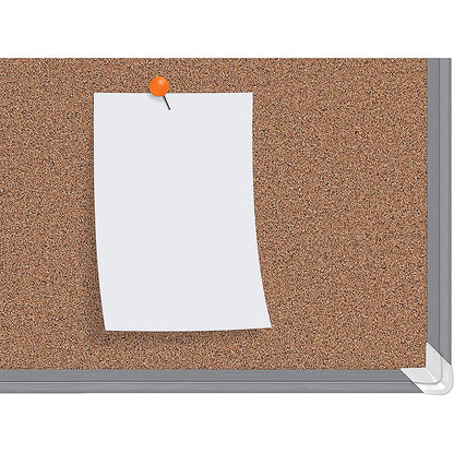Nobo Premium Plus Cork Notice Board, 1800 x 1200mm, Aluminium Frame