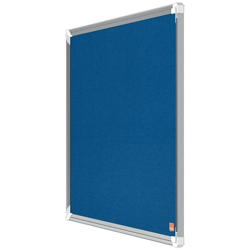Nobo Premium Plus Felt Notice Board, 600x450mm, Blue