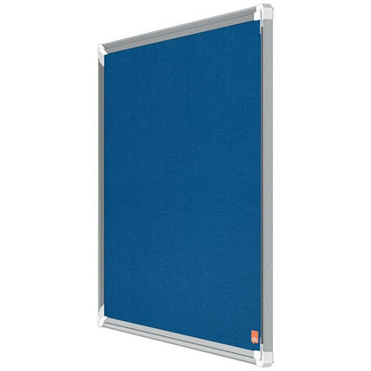 Nobo Premium Plus Felt Notice Board, 600x450mm, Blue