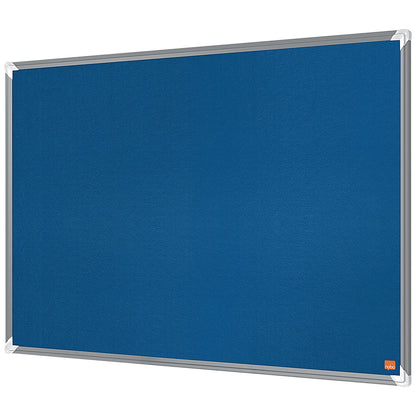 Nobo Premium Plus Felt Notice Board, 900x600mm, Blue