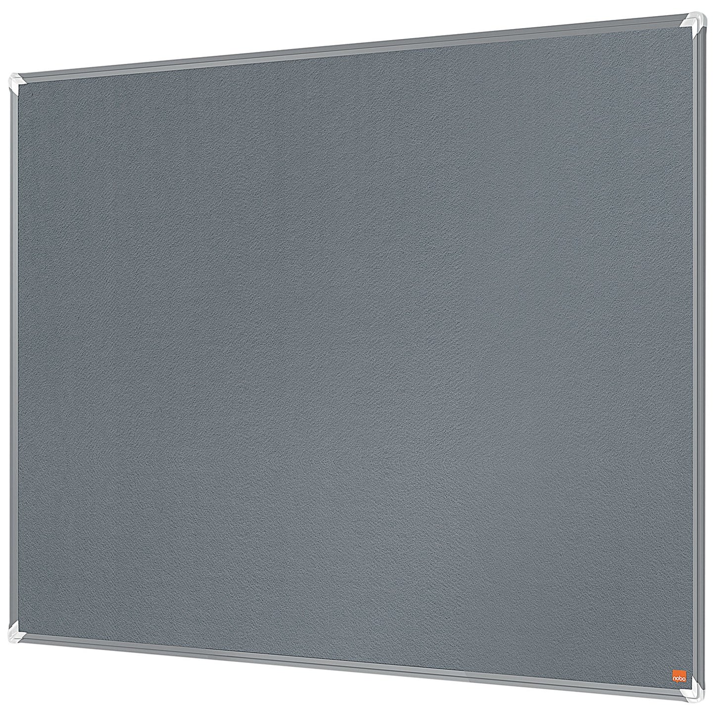 Nobo Premium Plus Felt Notice Board, 600x450mm, Grey