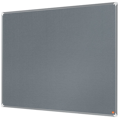 Nobo Premium Plus Felt Notice Board, 600x450mm, Grey