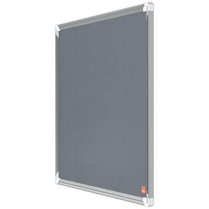 Nobo Premium Plus Felt Notice Board, 600x450mm, Grey