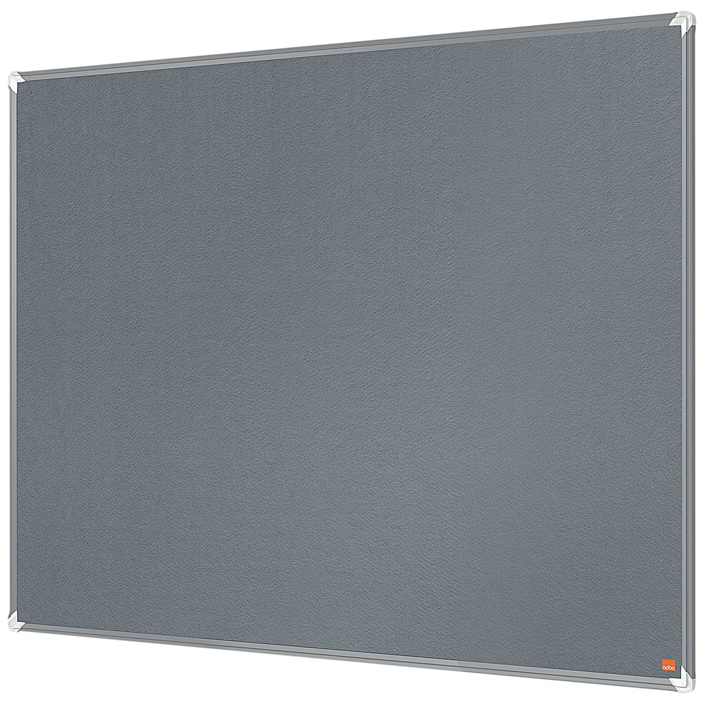 Nobo Premium Plus Felt Notice Board, 900x600mm, Grey