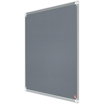 Nobo Premium Plus Felt Notice Board, 900x600mm, Grey