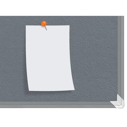 Nobo Premium Plus Felt Notice Board, 1200x900mm, Grey