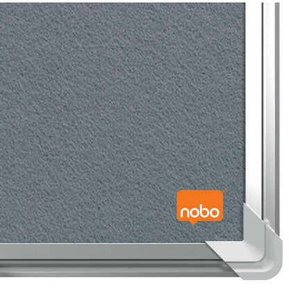 Nobo Premium Plus Felt Notice Board, 1200x900mm, Grey