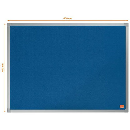 Nobo Essence Felt Notice Board, 600x450mm, Blue