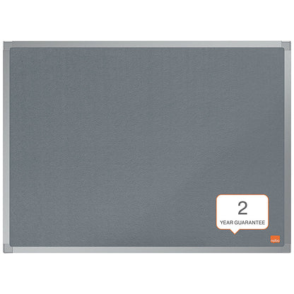 Nobo Essence Felt Notice Board, 600x450mm, Grey