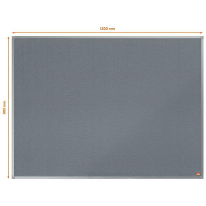 Nobo Essence Felt Notice Board, 1200x900mm, Grey