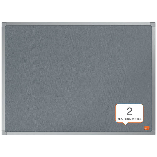 Nobo Essence Felt Notice Board, 1200x900mm, Grey