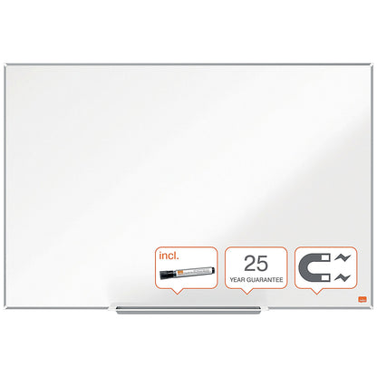 Nobo Impression Pro Enamel Magnetic Whiteboard, Aluminium Frame, 1200x900mm