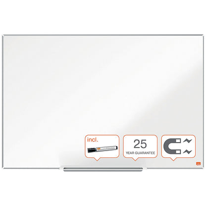 Nobo Impression Pro Enamel Magnetic Whiteboard, Aluminium Frame, 1800x1200mm