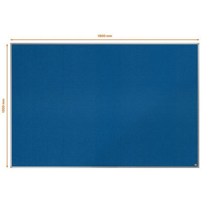 Nobo Essence Felt Notice Board, 1800x1200mm, Blue