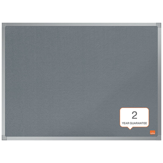 Nobo Essence Felt Notice Board, 1800x1200mm, Grey