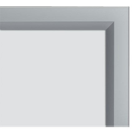 Nobo Poster Frame, A4, Anodised Clip Wall Mountable, Silver