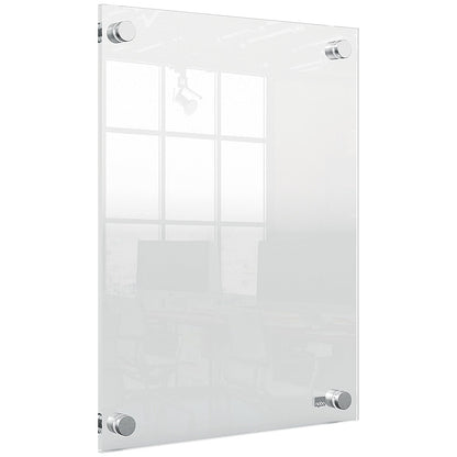 Nobo Acrylic Wall Mounted Poster Frame, A4, Clear