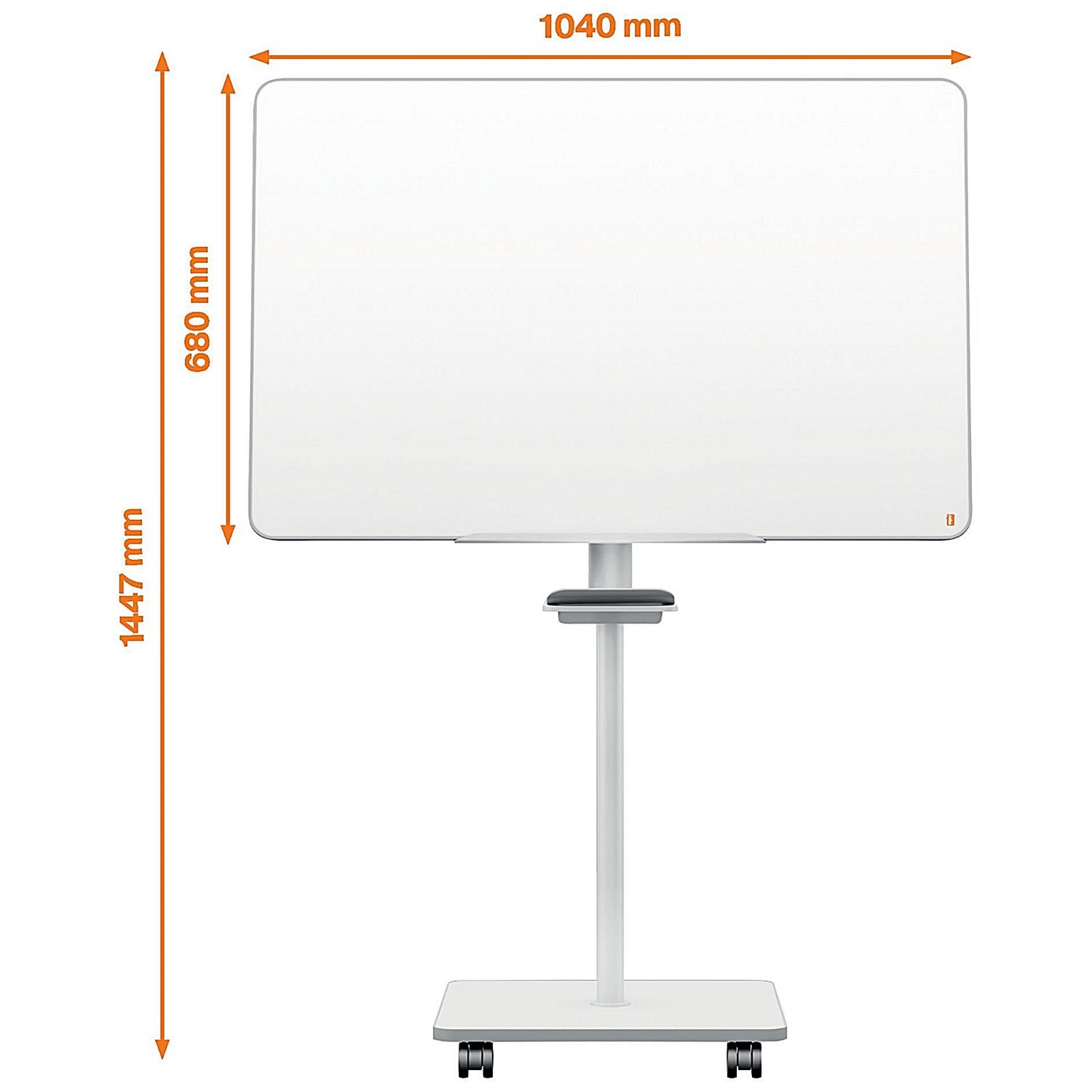 Nobo Move Meet Mobile Magnetic Flipchart Easel, 680x1040mm