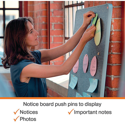 Nobo Noticeboard Wooden Push Pin (Pack of 40) Easy2Order : NB64314