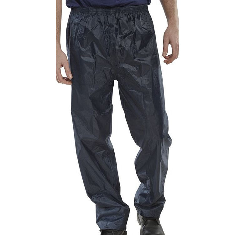 Beeswift Nylon B-Dri Trousers, Navy Blue, 2XL Easy2Order : NBDTNXXL