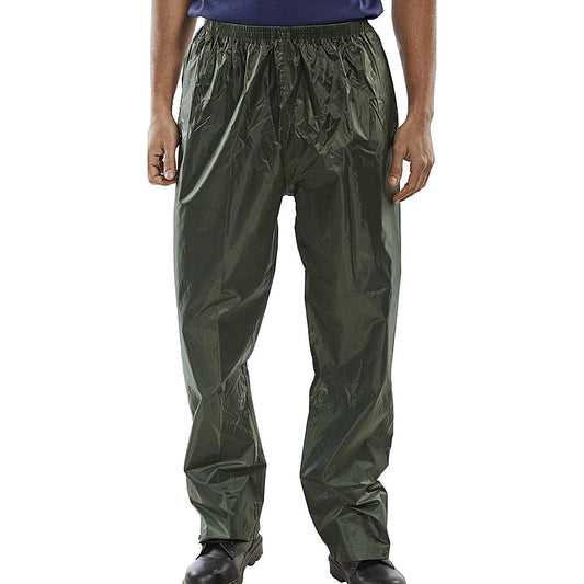 Beeswift Nylon B-Dri Trousers, Olive Green, 2XL Easy2Order : NBDTOXXL