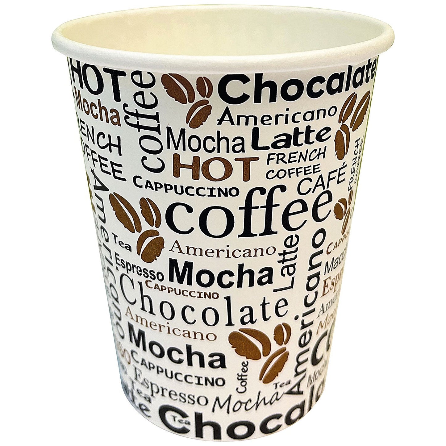 Hot Drink Pattern Cup, 350ml, Pack of 50 Easy2Order : NC58481