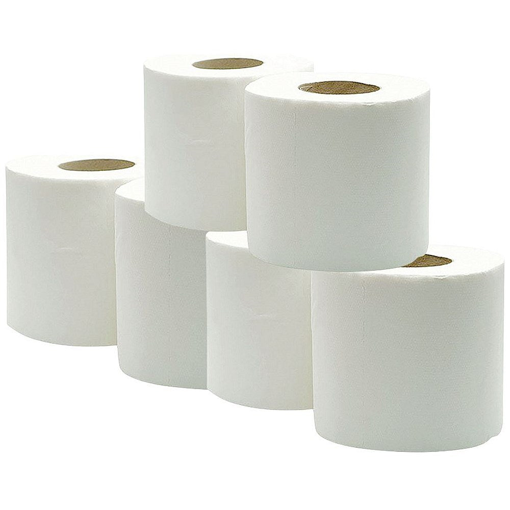 Leonardo 1-Ply Hand Towel Roll White (Pack of 6) RTW200NDS