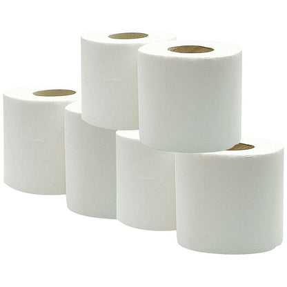 Leonardo 1-Ply Hand Towel Roll White (Pack of 6) RTW200NDS