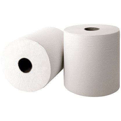 Leonardo 2-Ply Laminated Hand Towel Roll, 175m, White, Pack of 6 Easy2Order : NH67186