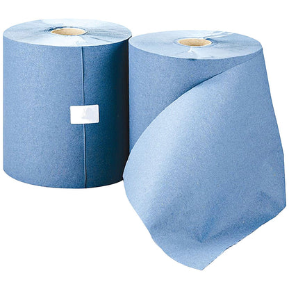 Leonardo 1-Ply Hand Towel Roll, 200m, Blue, Pack of 6 Easy2Order : NH67366